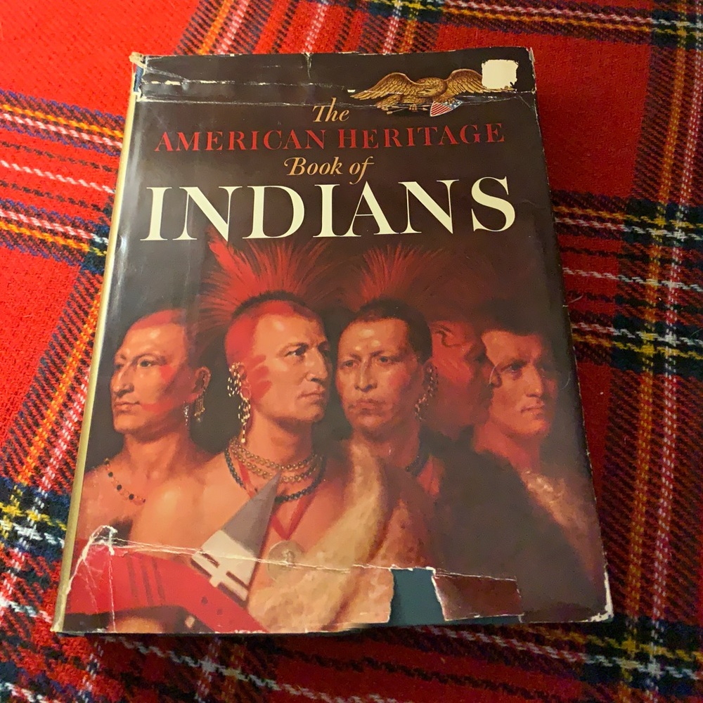 American Indian hardcover book.